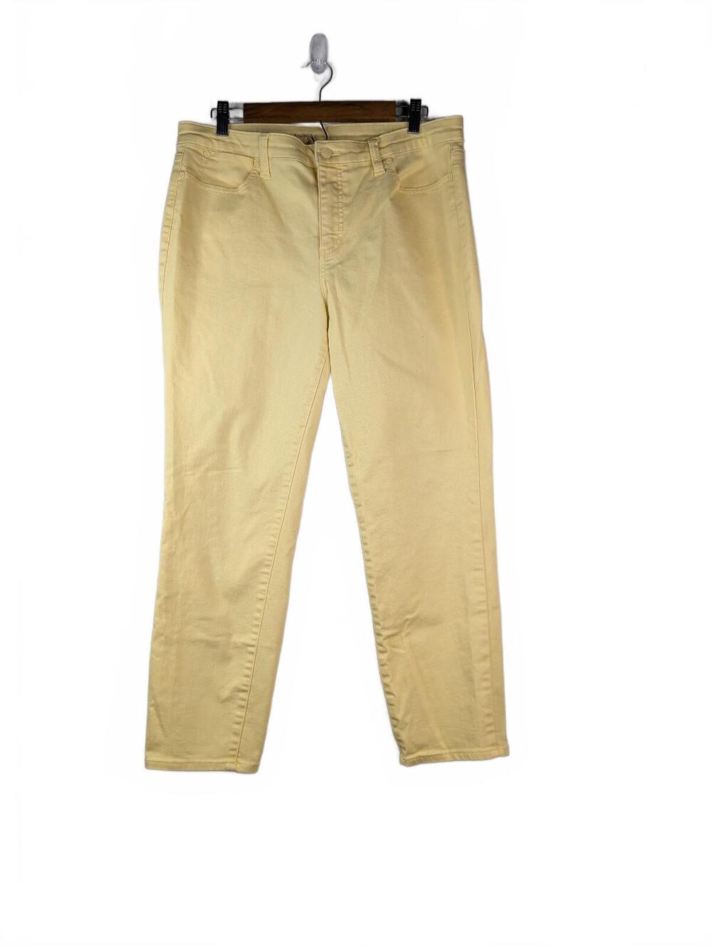 Talbots Flawless Slim Ankle Yellow Jeans Size 12‎